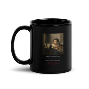 Vermeer the Lute Player Mug | MARILYN100 Cyberpainting