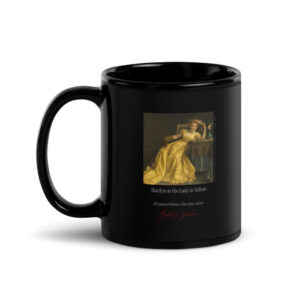 Stevens the Lady in Yellow Mug | MARILYN100 Cyberpainting