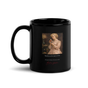 Stevens the Lady in Pink Mug | MARILYN100 Cyberpainting