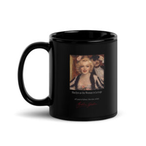 Renoir the Woman in La Loge Mug | MARILYN100 Cyberpainting