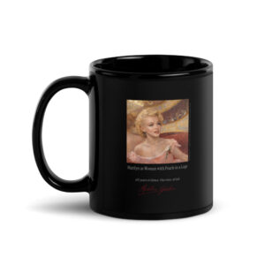 Cassatt Woman with Pearls in a Loge Mug | MARILYN100 Cyberpainting
