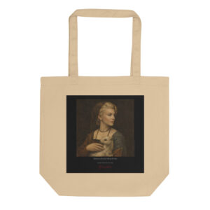 Vinci the Lady with an Ermine Tote Bag | MARILYN100 Cyberpainting