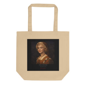 Vinci La belle Ferronnière Tote Bag | MARILYN100 Cyberpainting