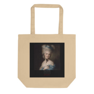 Gainsborough Lady in Blue Tote Bag | MARILYN100 Cyberpainting