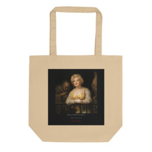 Goya Young Woman at a Balcony Tote Bag | MARILYN100 Cyberpainting