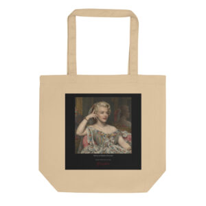 Ingres Madame Moitessier Tote Bag | MARILYN100 Cyberpainting