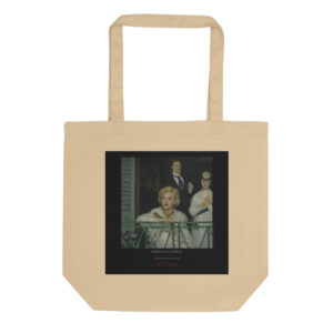 Manet Girl at the Balcony Tote Bag | MARILYN100 Cyberpainting