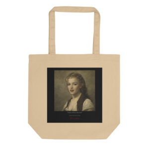 Corot Woman with a Pearl Tote Bag | MARILYN100 Cyberpainting