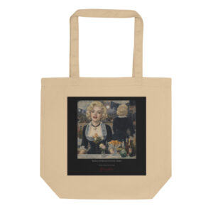 Manet the Barmaid at the Folies-Bergère Tote Bag | MARILYN100 Cyberpainting