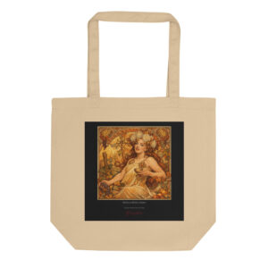 Mucha Mucha's Autumn Tote Bag | MARILYN100 Cyberpainting