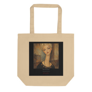Modigliani Marilyn with a Necklace Tote Bag | MARILYN100 Cyberpainting