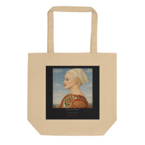 Pollaiolo the Young Woman Tote Bag | MARILYN100 Cyberpainting