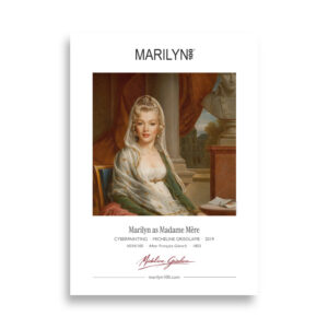 Gérard Madame Mère Poster 50x70 cm | MARILYN100 Cyberpainting | 50x70 cm