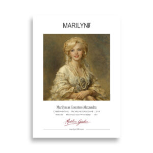 Winterhalter Countess Alexandra Poster 50x70 cm | MARILYN100 Cyberpainting | 50x70 cm