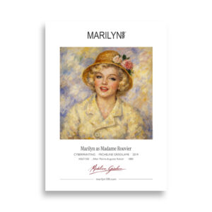 Renoir Madame Rouvier Poster 50x70 cm | MARILYN100 Cyberpainting | 50x70 cm