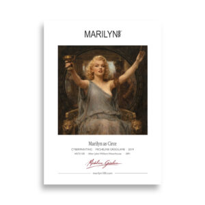 Waterhouse Circe Poster 50x70 cm | MARILYN100 Cyberpainting | 50x70 cm