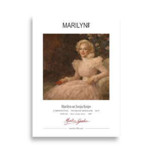 Klimt Sonja Knips Poster 50x70 cm | MARILYN100 Cyberpainting | 50x70 cm