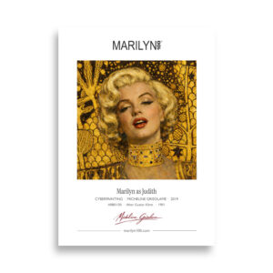 Klimt Judith Poster 50x70 cm | MARILYN100 Cyberpainting | 50x70 cm
