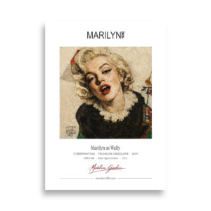 Schiele Wally Poster 50x70 cm | MARILYN100 Cyberpainting | 50x70 cm