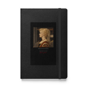 Ghirlandaio Giovanna Tornabuoni Notebook | MARILYN100 Cyberpainting - Black