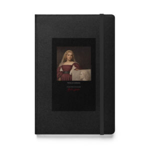 Tiziano La Schiavona Notebook | MARILYN100 Cyberpainting - Black