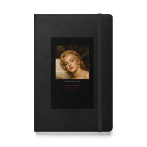 Tiziano the Venus of Urbino Notebook | MARILYN100 Cyberpainting - Black