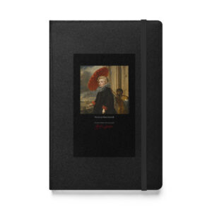 van Dyck Elena Grimaldi Notebook | MARILYN100 Cyberpainting - Black