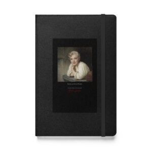 Rembrandt Girl at a Window Notebook | MARILYN100 Cyberpainting - Black