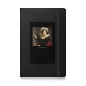 Vigée Le Brun Notebook | MARILYN100 Cyberpainting - Black