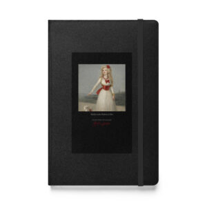 Goya the Duchess of Alba Notebook | MARILYN100 Cyberpainting - Black
