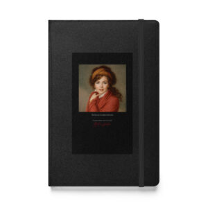 Vigée Le Brun Countess Golovina Notebook | MARILYN100 Cyberpainting - Black