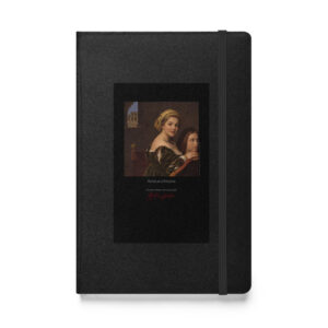 Ingres La Fornarina Notebook | MARILYN100 Cyberpainting - Black