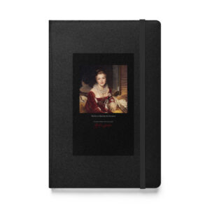 Ingres Madame de Senonnes Notebook | MARILYN100 Cyberpainting - Black