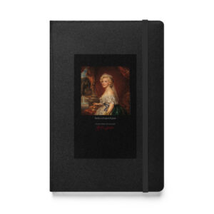 Winterhalter Empress Eugénie Notebook | MARILYN100 Cyberpainting - Black
