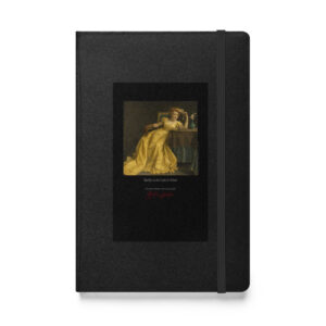 Stevens the Lady in Yellow Notebook | MARILYN100 Cyberpainting - Black