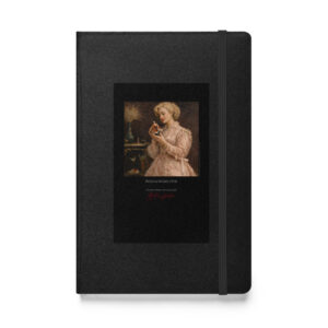 Stevens the Lady in Pink Notebook | MARILYN100 Cyberpainting - Black