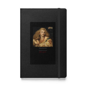 Rossetti Monna Vanna Notebook | MARILYN100 Cyberpainting - Black