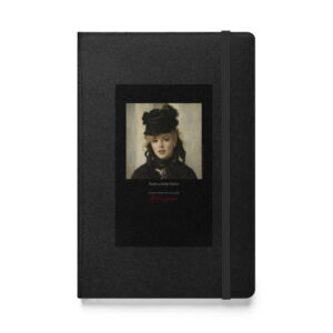Manet Berthe Morisot Notebook | MARILYN100 Cyberpainting - Black