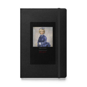 Renoir La Parisienne Notebook | MARILYN100 Cyberpainting - Black