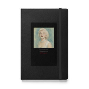 Renoir Madame Henriot Notebook | MARILYN100 Cyberpainting - Black