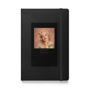 Renoir Jeanne Samary Notebook | MARILYN100 Cyberpainting - Black