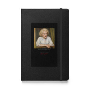 Zandomeneghi Girl at the Window in Rome Notebook | MARILYN100 Cyberpainting - Black