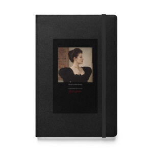 Klimt Marie Breunig Notebook | MARILYN100 Cyberpainting - Black