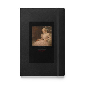 Klimt Sonja Knips Notebook | MARILYN100 Cyberpainting - Black