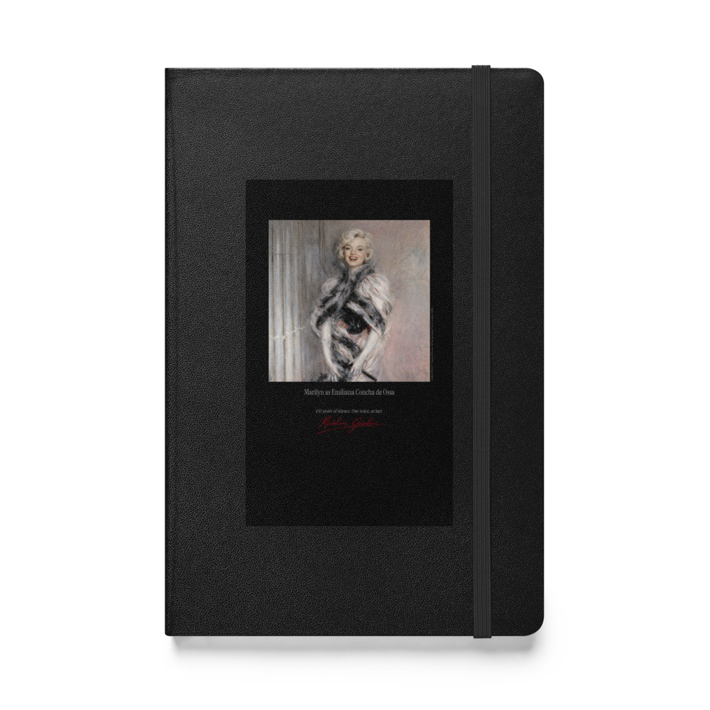 Boldini Emiliana Concha de Ossa Notebook | MARILYN100 Cyberpainting - Black