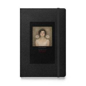 Mondrian Passionflower Notebook | MARILYN100 Cyberpainting - Black
