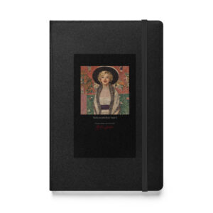 Klimt Adele Bloch-Bauer II Notebook | MARILYN100 Cyberpainting - Black