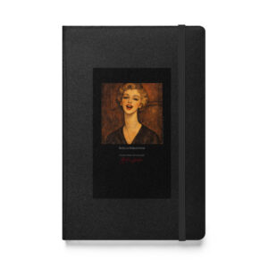 Modigliani Madame Dorival Notebook | MARILYN100 Cyberpainting - Black