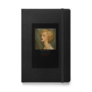 Modigliani Lunia Czechowska Notebook | MARILYN100 Cyberpainting - Black
