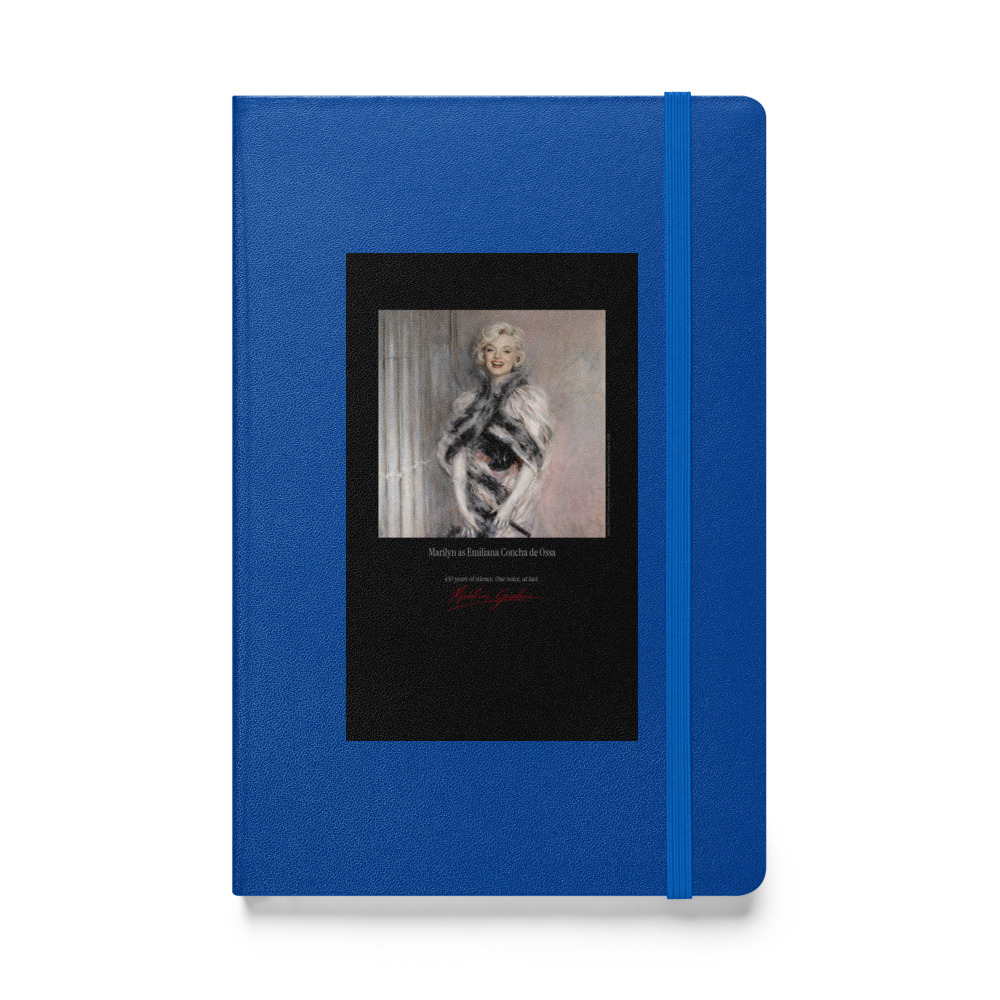Boldini Emiliana Concha de Ossa Notebook | MARILYN100 Cyberpainting - Blue